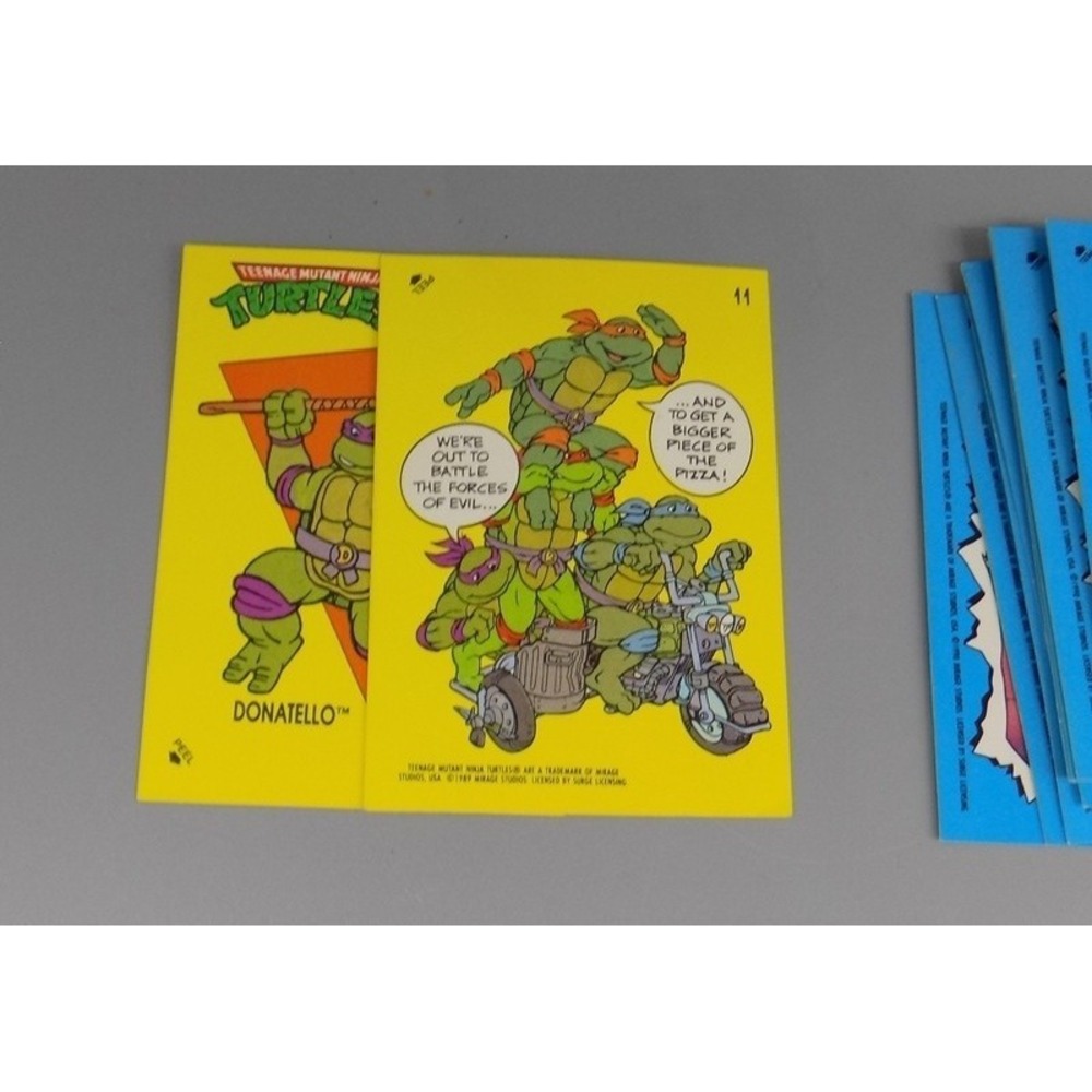 Vintage TMNT 130 Cards And  23 Stickers Assorted From Different Sets Movie Topps - Picture 2 of 12
